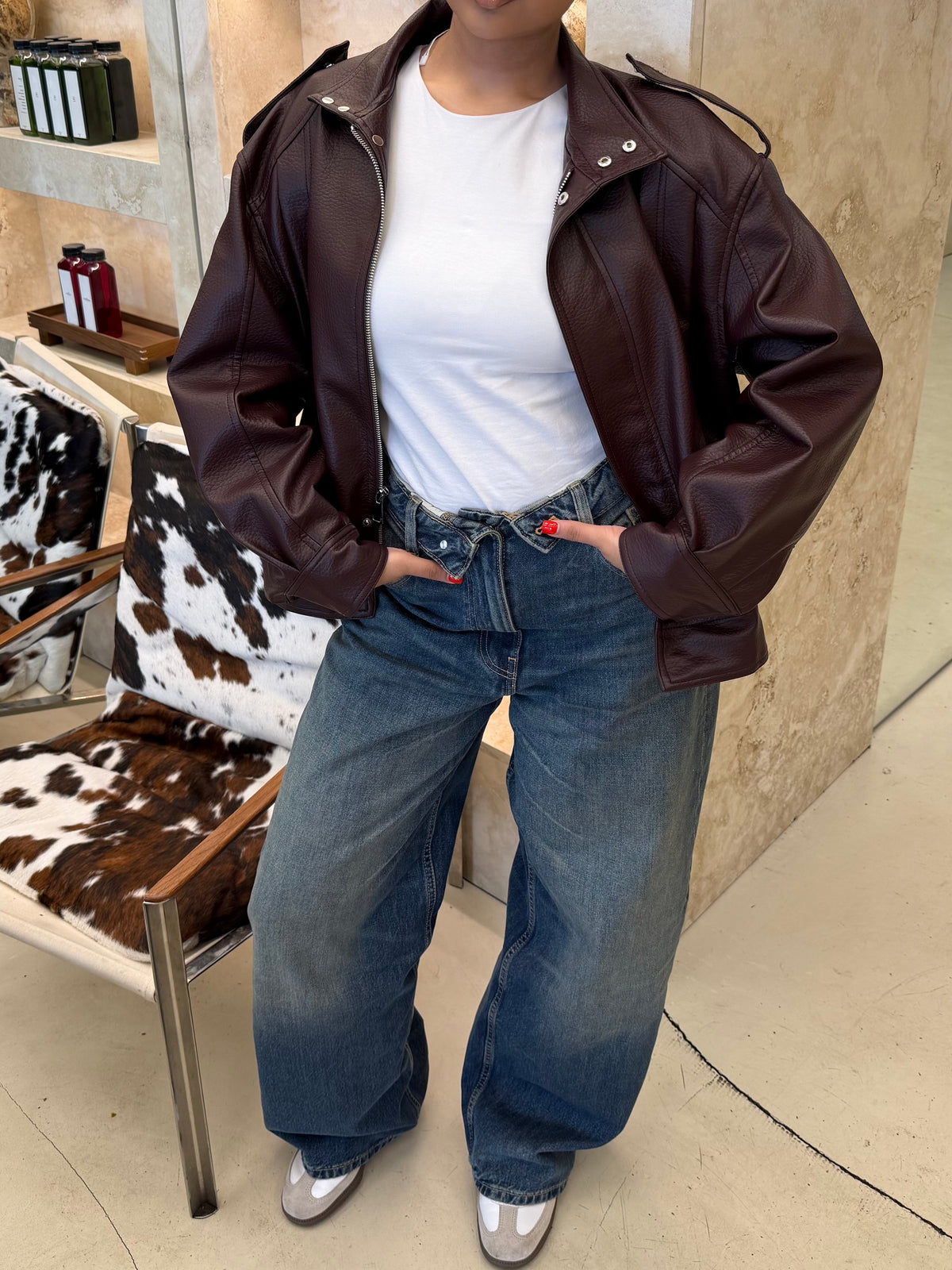VICTORIA - Bordeaux Jacket